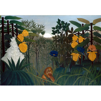 РЕПРОДУКЦИИ НА КАРТИНИ Вечерята на лъва (1907) РЕПРОДУКЦИИ НА КАРТИНИ Вечерята на лъва (1907)